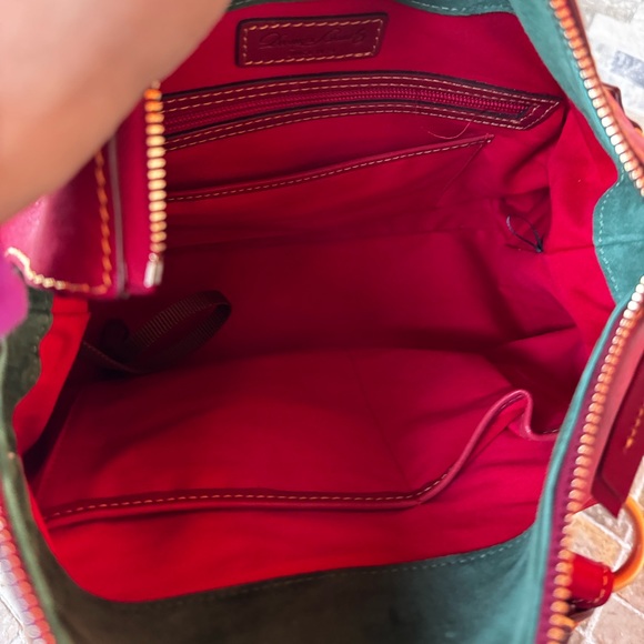 Dooney & Bourke Burgundy Leather Satchel - Picture 4 of 14